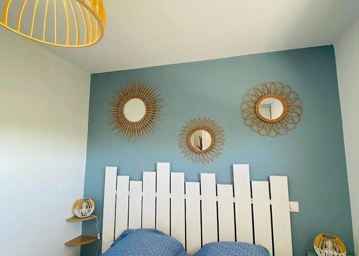 4 Pers Climatisé Parking Piscine Proche Des Plages Ménage Inclus - V0816 Apartamento