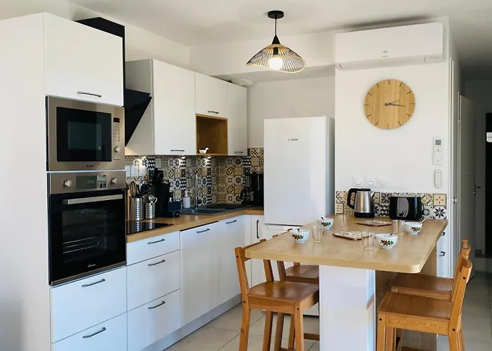 Apartamento 4 Pers Climatisé Parking Piscine Proche Des Plages Ménage Inclus - V0816